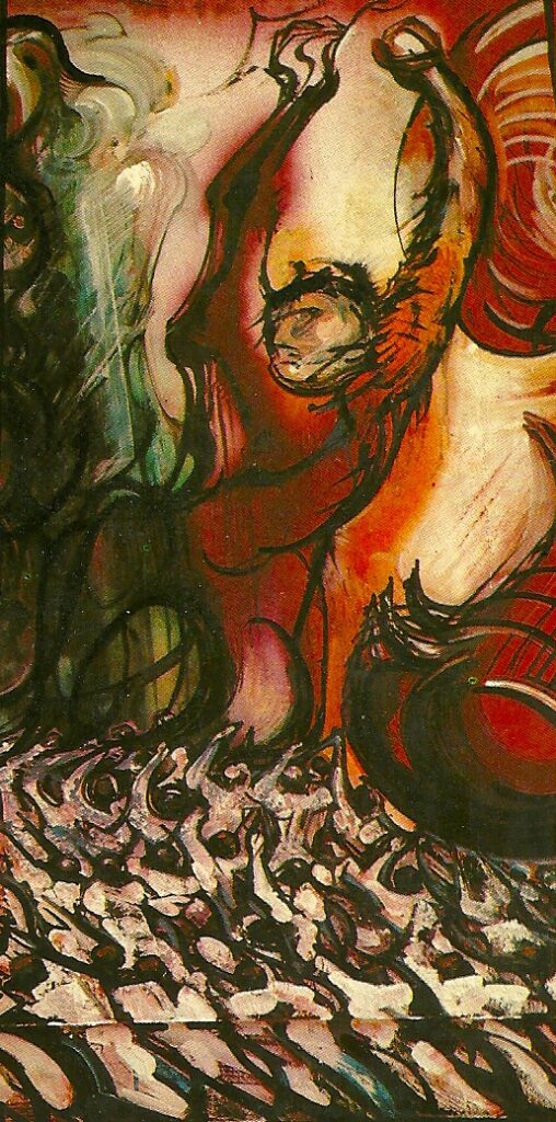 Fragmento de La Marcha de la Humanidad de David Alfaro Siqueiros.